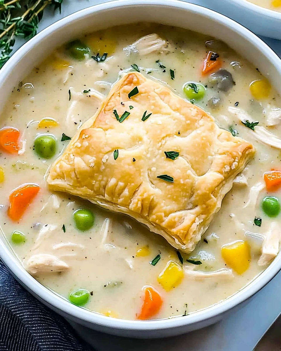 Creamy Chicken Pot Pie Soup