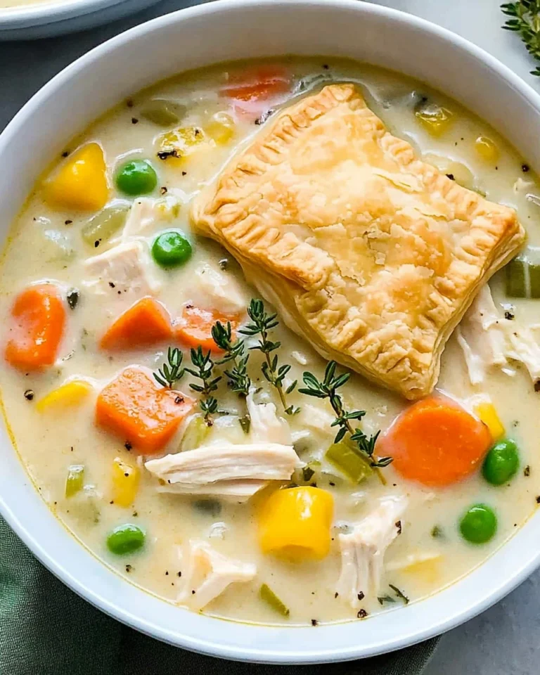 Creamy Chicken Pot Pie Soup