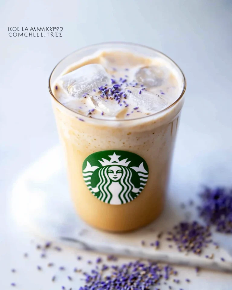 Iced Lavender Oatmilk Latte