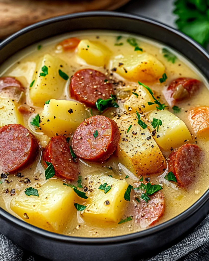 Kielbasa Potato Soup