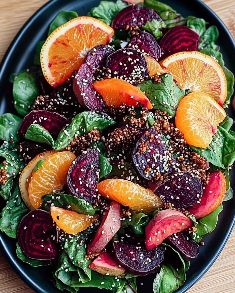 Beet and Citrus Salad with Toasted Sesame Seeds