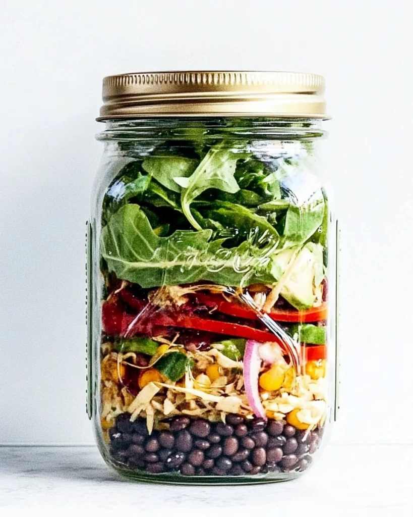 Black Bean Mason Jar Salad