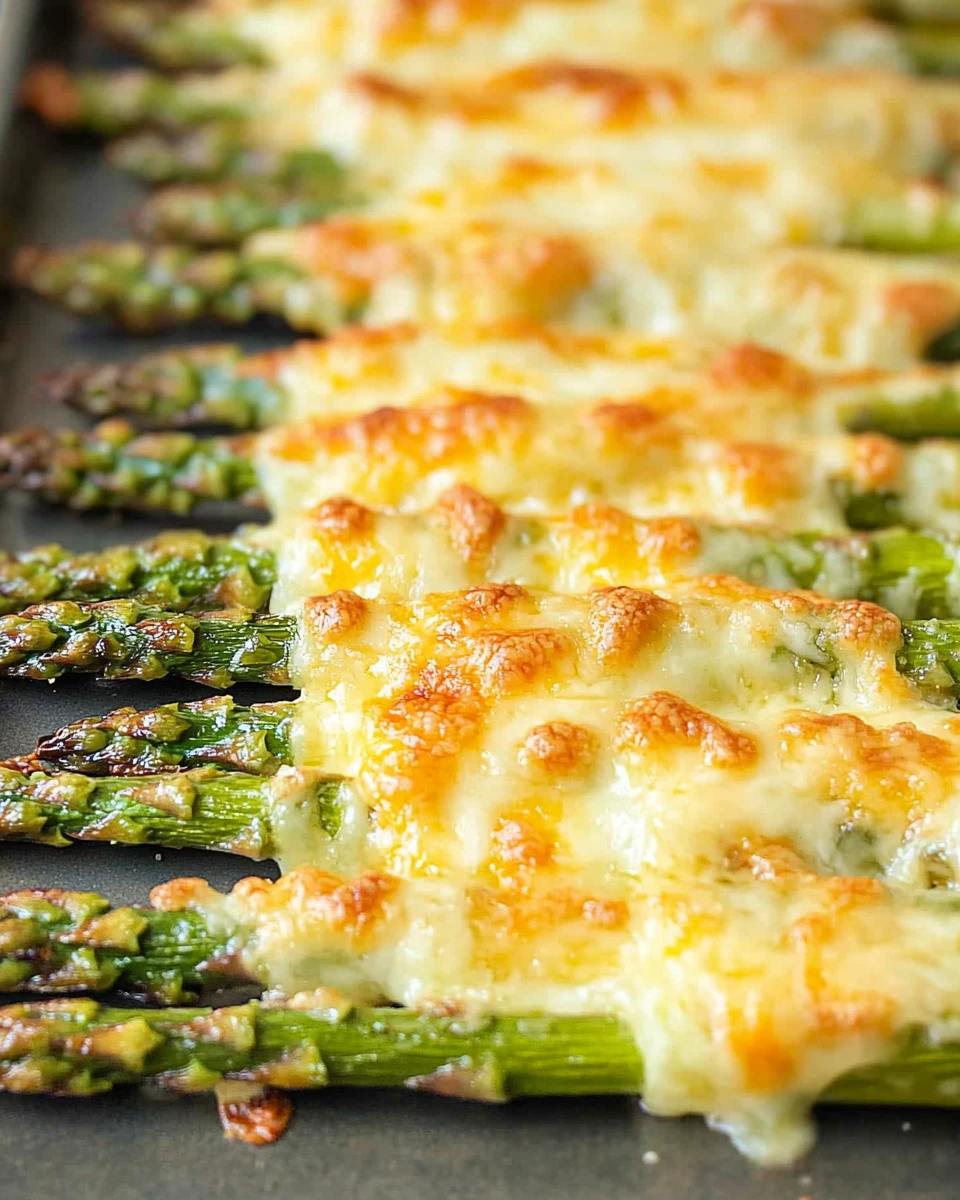 Cheesy Baked Asparagus