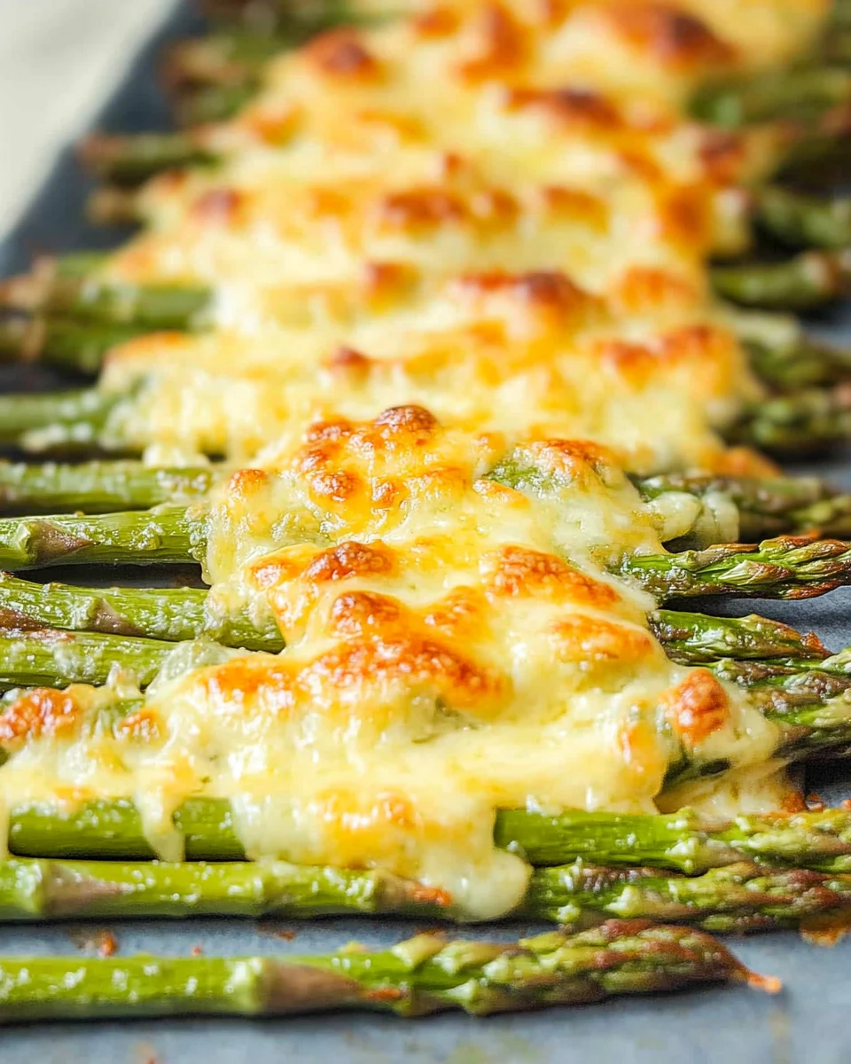 Cheesy Baked Asparagus