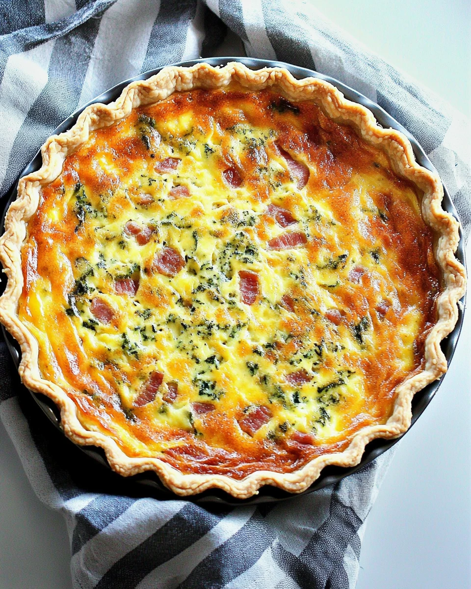 Classic Quiche Lorraine with Bacon