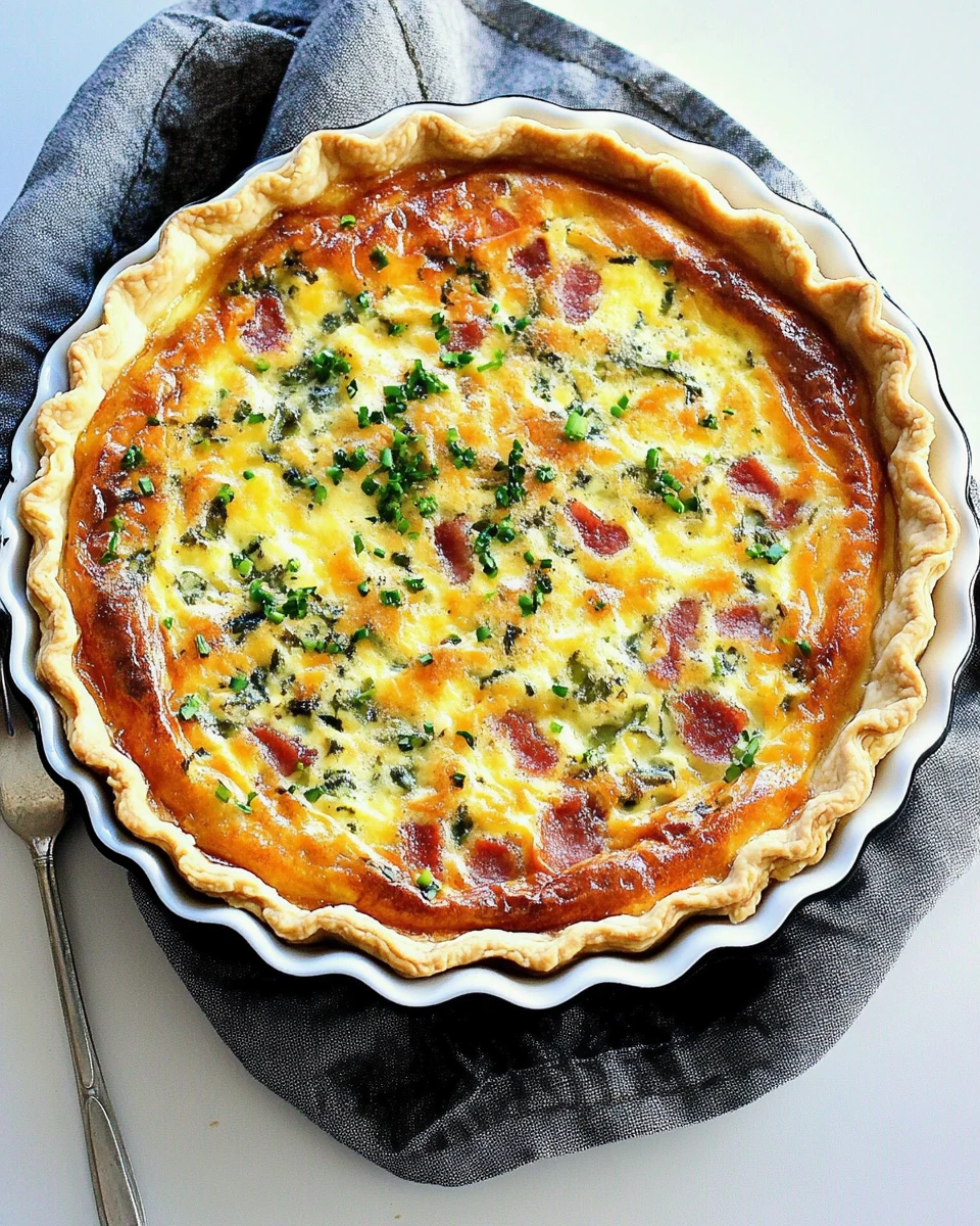 Classic Quiche Lorraine with Bacon