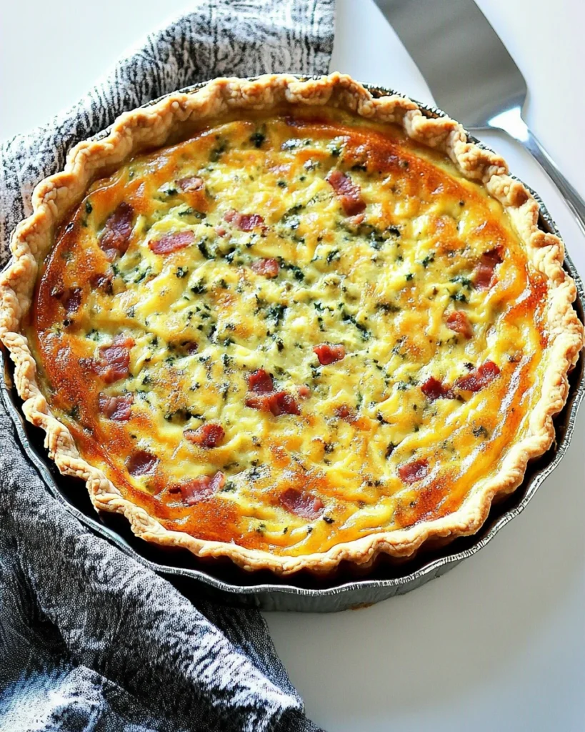 Classic Quiche Lorraine with Bacon