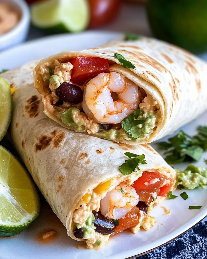 Easy Shrimp Burrito