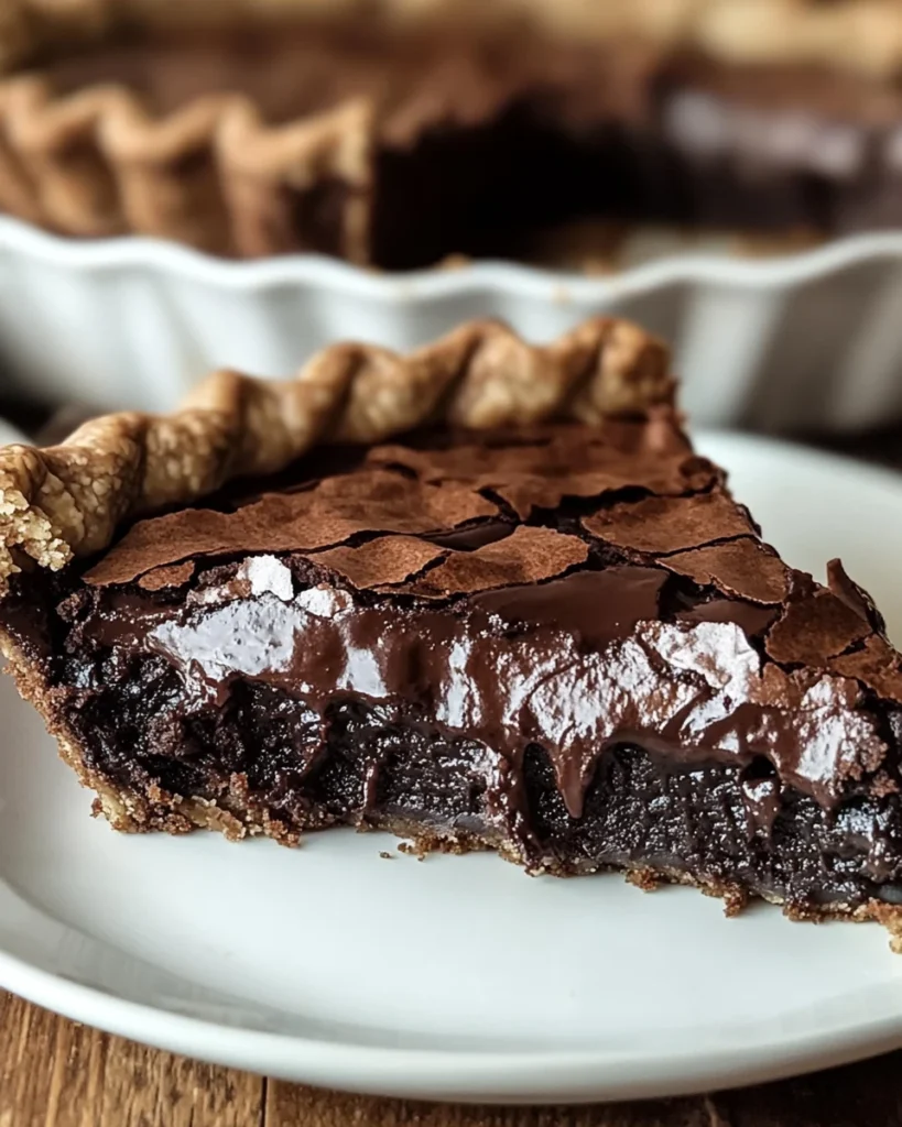 Gooey Brownie Pie