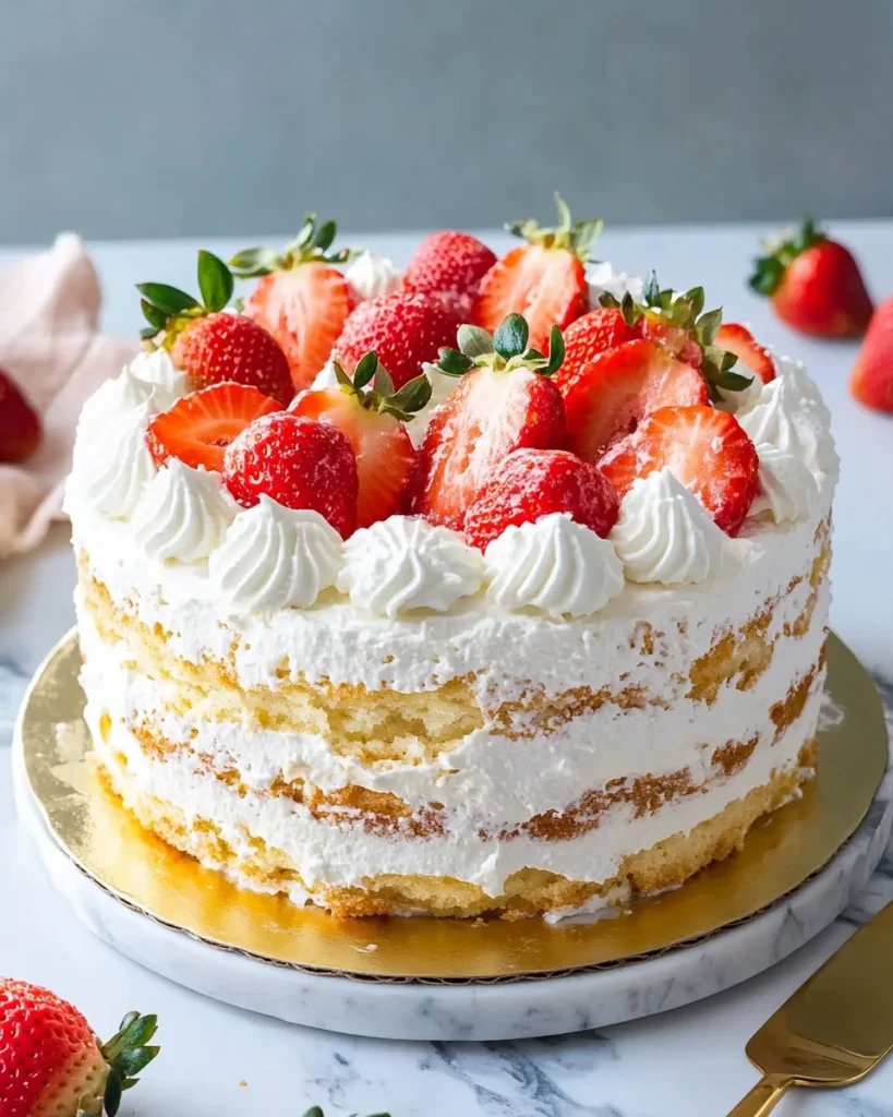 Strawberry Shortcake Cake