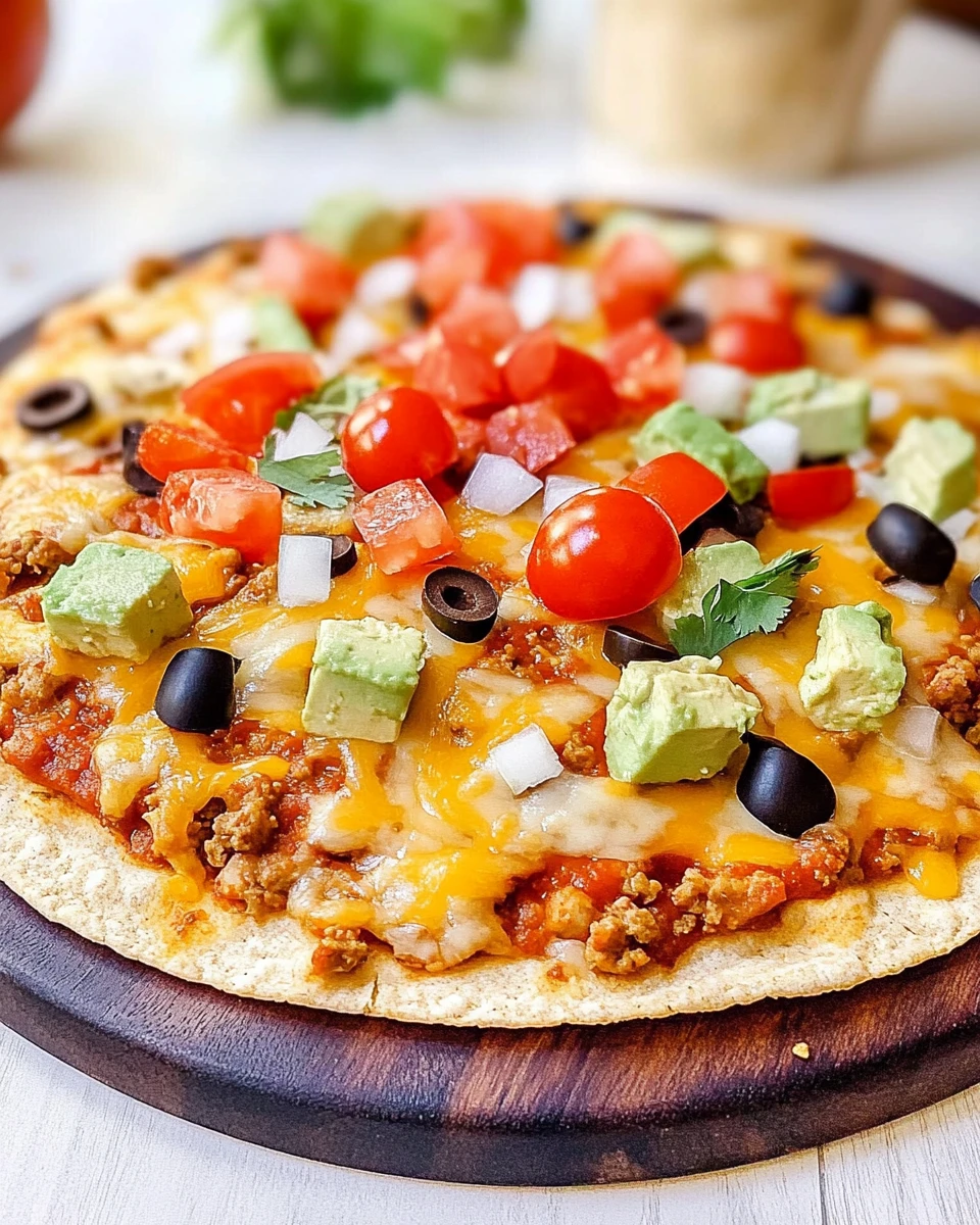 Vegan Copycat Taco Bell Mexican Pizza