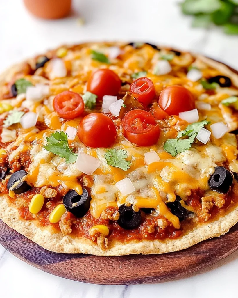 Vegan Copycat Taco Bell Mexican Pizza